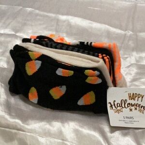 🎃NWT Fun Halloween 🎃 Package of 5 Pairs Assorted Socks Brand New 🎃